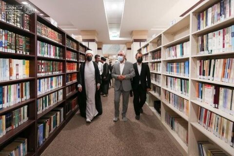 افتتاح (مكتبة الروضة الحيدرية ) في مقرها الجديد