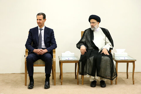 تصاویر/ دیدار رئیس‌جمهور سوریه و هیئت همراه با رهبر معظم انقلاب