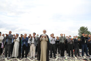تصاویر / اقامه نماز طلب باران در قزوین