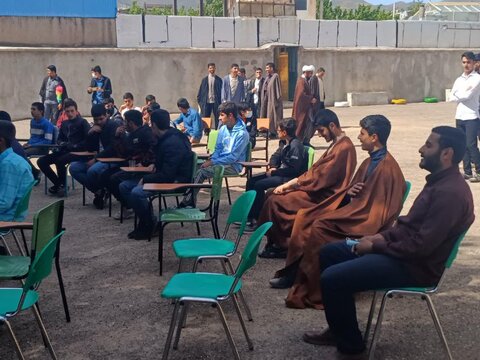 تصاویر / بازدید دانش آموزان از مدرسه علمیه امیرالمومنین (ع) شهرستان آوج