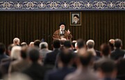 ایران کے اساتذہ اور دانشوروں کی رہبر انقلاب اسلامی آیت اللہ ‏العظمی خامنہ ای سے ملاقات