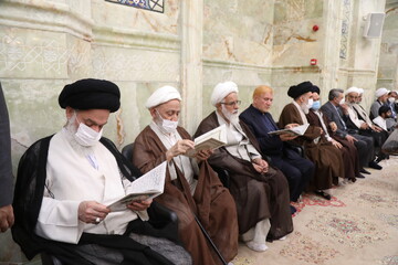 تصاویر / مراسم بزرگداشت مرحوم آیت الله سید محمد فقیه در قم