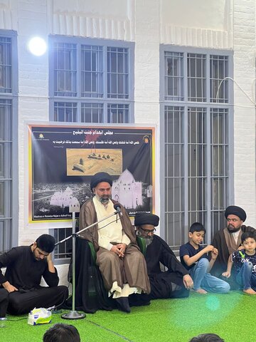 روز انہدام جنت البقیع مدرسہ رضویہ نجف اشرف میں احتجاجی مجلس کا انعقاد