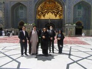 Romanian Ambassador visits holy shrine of Lady Masuma (as)