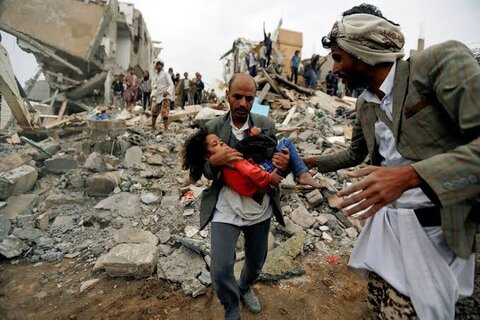 یمن پر عرب اتحاد کی جارحیت، 4 ہزار بچوں سمیت 18 ہزار افراد جاں بحق