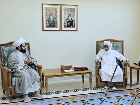 حجۃ الاسلام شیخ علی نجفی کی سلطنت عمان کے مفتی اعظم سے ملاقات