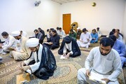 طلبةُ العلوم الدينيّة في النجف الأشرف يُجرون اختباراتهم القرآنيّة + الصور