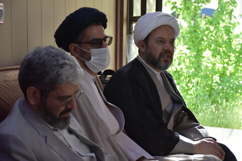 تصاویر/ ورود حجت السلام والمسلمین فاضل به سمنان با استقبال مسئولان استانی