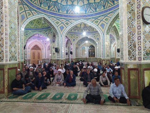 تصاویر: مراسم هفتمین روز ارتحال تولیت مدارس علمیه المهدی(عج) و حضرت فاطمه زهرا(س)درحرم محمدهلال بن علی (ع)آران وبیدگل