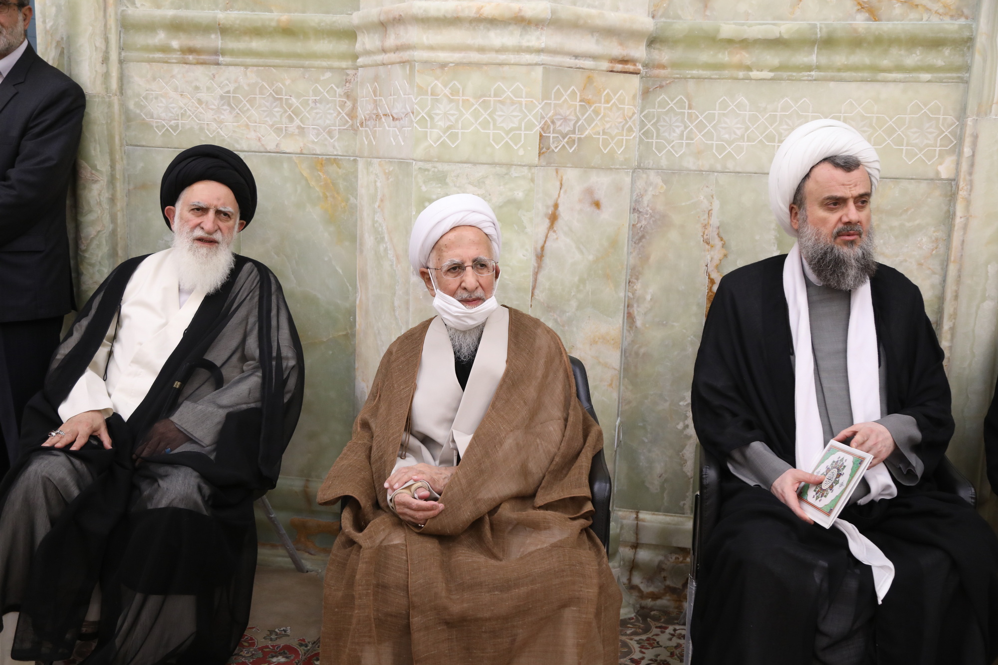 Photo/ Commemoration ceremony of late Ayatollah Amini in Qom, A'zam Mosque