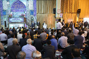 تصاویر/ حضور رییس جمهور در نماز جمعه میاندوآب