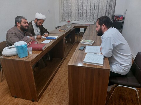 تصاویر/ برگزاری امتحانات شفاهی مدرسه علمیه رسول اکرم(ص) تکاب