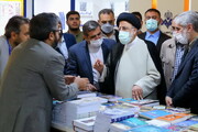 تصاویر/ بازدید رئیس جمهور از نمایشگاه کتاب تهران