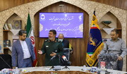 تصاویر/ نشست خبری رئیس کمیته روابط عمومی و اطلاع رسانی کنگره ملی ۴ هزار شهید روحانی