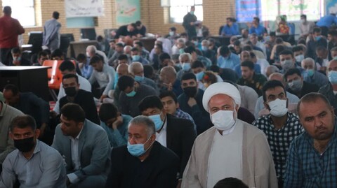 حضور نماینده ولی فقیه خوزستان و مسئولان استانی در نماز جمعه ایذه