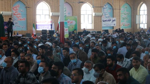 حضور نماینده ولی فقیه خوزستان و مسئولان استانی در نماز جمعه ایذه