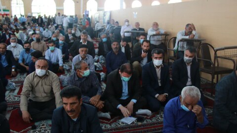 حضور نماینده ولی فقیه خوزستان و مسئولان استانی در نماز جمعه ایذه