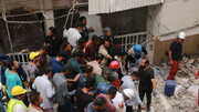 تصاویر/ حضور نماینده ولی فقیه در خوزستان در محل حادثه ساختمان متروپل آبادان