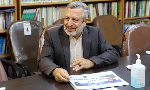 بازدید مسئول دفتر نمایندگی وزارت امور خارجه در قم از خبرگزاری حوزه