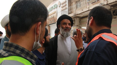 حضور نماینده ولی فقیه خوزستان در محل حادثه ساختمان متروپل آبادان