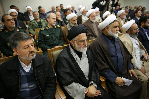 تصاویر/ دیدار اعضای ستاد کنگره بزرگداشت چهار هزار شهید روحانی با رهبر معظم انقلاب