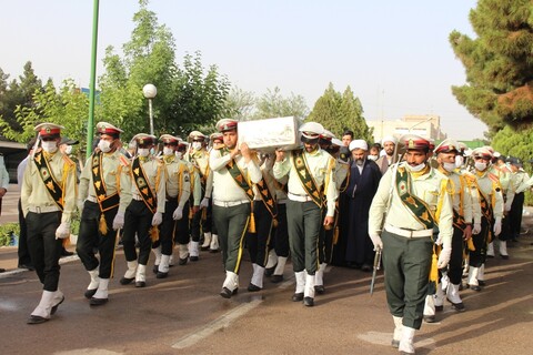 تصاویر/ وداع با شهید گمنام در ستاد فرماندهی انتظامی استان سمنان