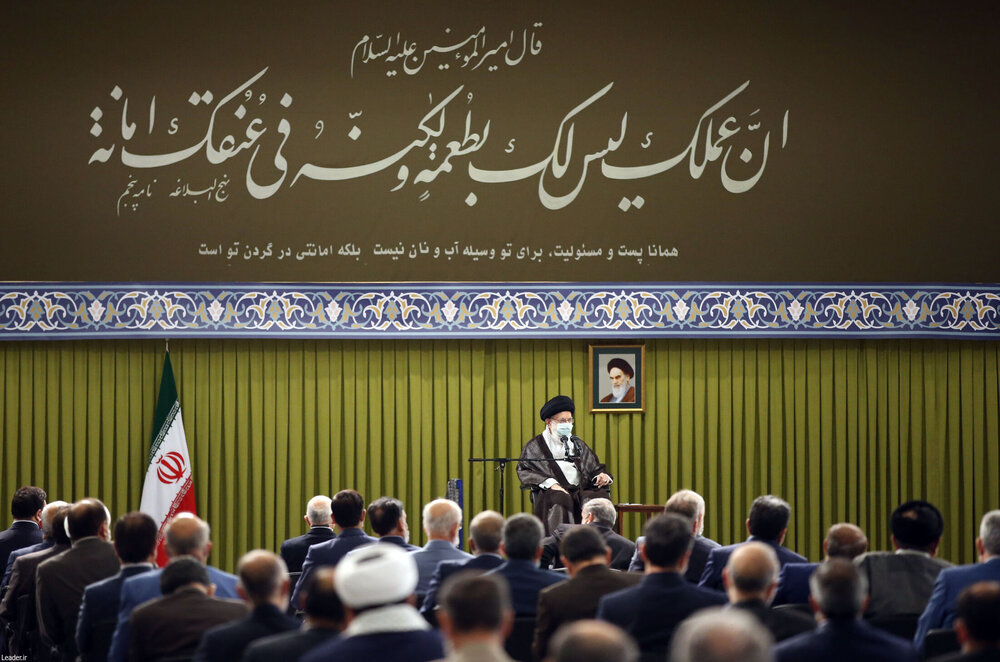 صوت کامل بیانات رهبر معظم انقلاب در دیدار با نمایندگان مجلس شورای اسلامی