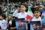 فیلم | همخوانی سرود سلام فرمانده در دبستان آزادگان سمنان