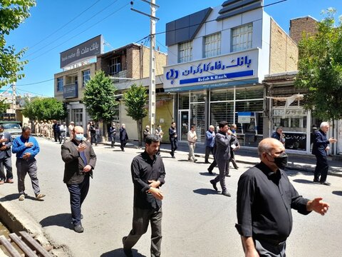 تصاویر/ عزاداری خیابانی مردم پلدشت در سوگ امام صادق(ع)