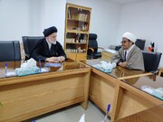 इमाम ख़ुमैनी र.ह.मेमोरियल ट्रस्ट के पूर्व चेयरमैन की हुज्जतुल इस्लाम वल मुस्लिमीन इब्राहिम मलकी से मुलाकात