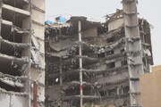 بزرگداشت جانباختگان حادثه ساختمان متروپل آبادان در بویین زهرا