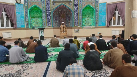 تصاویر/ جلسه اخلاق مدرسه علمیه امام علی(ع) سلماس