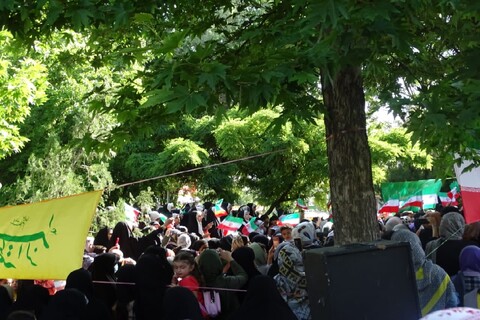 تصاویر/ مراسم اجرای سرود " سلام فرمانده " در شهرستان شاهین‌دژ