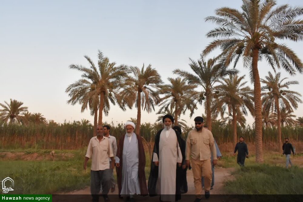 بالصور/ ممثل الولي الفقيه في محافظة خوزستان يتفقد عوائل ضحايا حادث متروبل في مدينة آبادان