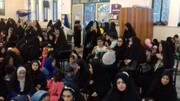 همایش «دختران بهشتی با حجاب فاطمی» در نوش آباد برگزار شد