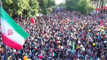 فیلم| خروش کودکان و نوجوانان انقلابی شاهرود در اجتماع «سلام فرمانده»