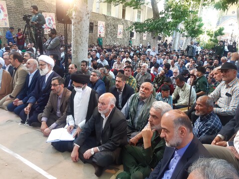 تصاویر:یادواره شهدای روستای باریکرسف مشهداردهال کاشان با حضور وزیرکشور