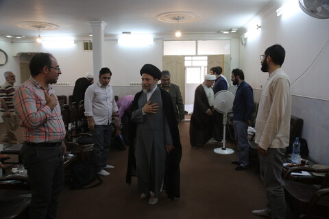 تصاویر/ نشست خبری برگزاری مراسم نکوداشت مرحوم آیت‌الله العظمی سید سعید حکیم در نجف اشرف