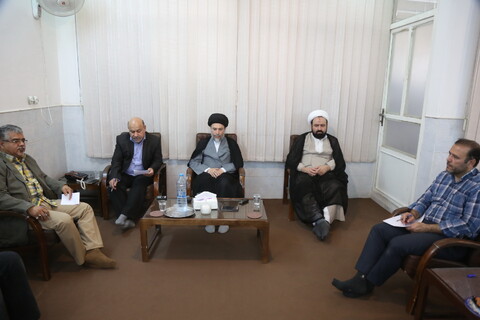 تصاویر/ نشست خبری برگزاری مراسم نکوداشت مرحوم آیت‌الله العظمی سید سعید حکیم در نجف اشرف