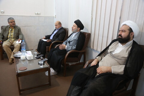 تصاویر/ نشست خبری برگزاری مراسم نکوداشت مرحوم آیت‌الله العظمی سید سعید حکیم در نجف اشرف