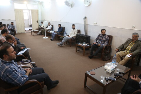 تصاویر/ نشست خبری برگزاری مراسم نکوداشت مرحوم آیت‌الله العظمی سید سعید حکیم در نجف اشرف