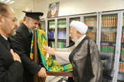 Photo/ Source of Emulation Utmost Regard for Imam Reza Holy Shrine's Flag