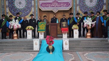 عطر حرم رضوی با کاروان «زیر سایه خورشید» به جمکران رسید