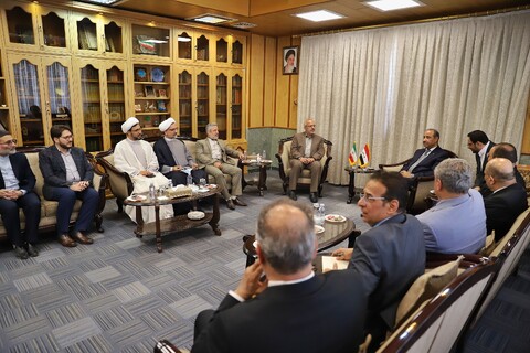 تصاویر/ دیدار وزیر فرهنگ عراق با استاندار قم