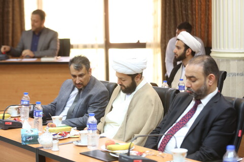 تصاویر/ بازدید وزیر فرهنگ عراق از دانشگاه ادیان و مذاهب اسلامی