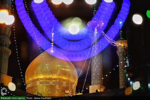 بالصور/ أجواء مرقد السيدة المعصومة عليها السلام في ذكرى ولادة الإمام الرضا (ع)