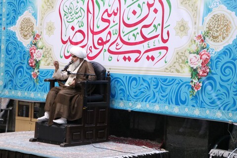 تصاویر/ مراسم ولادت امام رضا(ع) در مسجد جنرال ارومیه