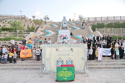 اختتامیه نمایشگاه بهشت کرامت در بوستان شهید زین الدین قم