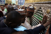 Photo/ Group of Niger Officials Visits Lady Masuma Holy Shrine in Qom