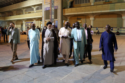 حضور جمعی از مسئولان کشور نیجر در حرم حضرت معصومه(س)